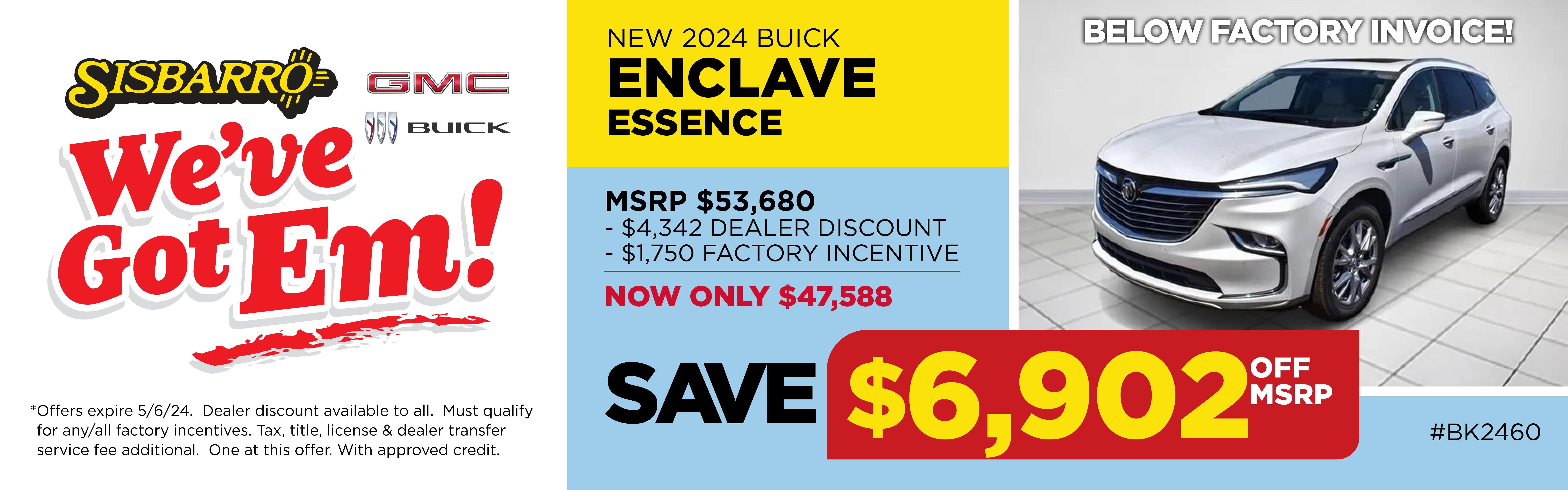 New 2024 Buick Enclave Essence