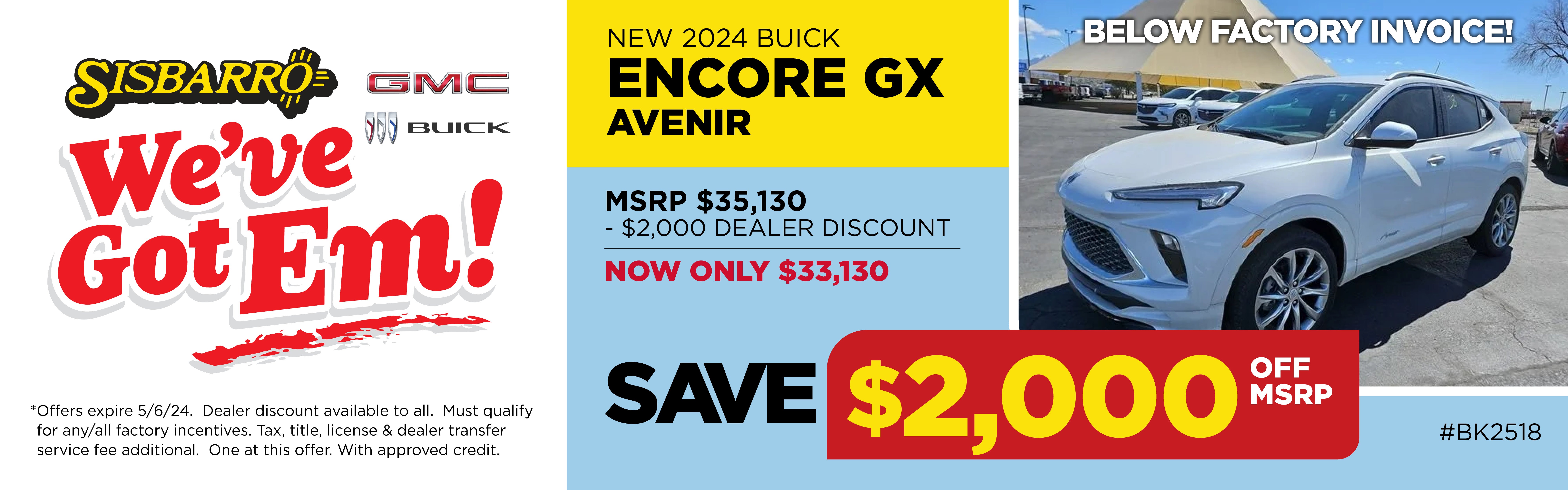 New 2024 Buick Encore GX Avenir
